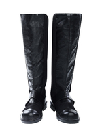 Halloween The Dark Knight Batman Cosplay Schuhe Schwarze Cosplay PU Lederstiefel