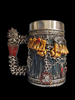 Halloween Totenkopf Bierkrug Gothic Neuheit Becher Edelstahl Becher