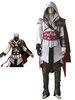 Halloween von Assassins Creed Ezio Auditore mit Handschuhe Karneval Kostüm Faschingskostüme