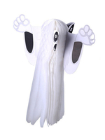 Halloween Wanddekorationen White Paper Ghost Scary Requisiten