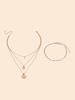 Halsketten Blond Legierung Damen Schmuck Multi Layer Halskette