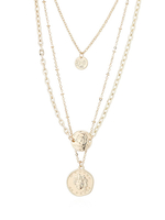 Halsketten Blond Metal Damenschmuck