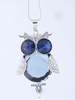 Halsketten Blue Glass Rhinestones Strass Damen Schmuck