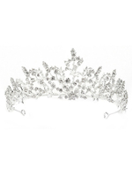 Handgemachte Strass Kopfbedeckungen Hochzeit Tiara Metall Brauthaar Zubehör