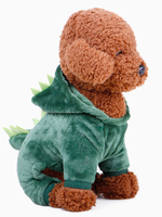 Haustier Karneval Kostüm Kostüm Dinosaurier Cartoon grüne Kleidung Polyester Pet Supply