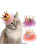 Haustier Kostüm Blonde Kopfbedeckung Crown Polyester Pet Supply