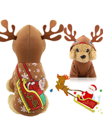 Haustier Kostüm Weihnachten Karneval Kostüm Kaffee Braun Kleidung Polyester Pet Supply
