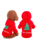 Haustier Kostüm Weihnachtsbaum Rote Kleidung Polyester Pet Supply