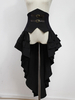 Hübscher Lolita Rock Polyester mit Rüschen in Schwarz