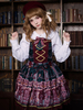 Hübsches Lolita Kleid Polyester mit Falten im klassischen & traditionellen Style
