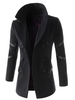 Herren 2020 Pea Coat tiefgrauer Turndown Kragen Langarm Double Breasted lässige Jacken %26 Mäntel
