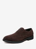 Herren Abendschuhe mit runder Spitze aus Wildleder Oxford Ballkleid Homecoming Hochzeitsschuhe