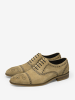 Herren Abendschuhe Mode Runde Zehe Leder