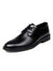 Herren Anzugschuhe Stilvolle Spitzschuh Schnürschuhe PU Leder Schwarz Freizeitschuhe