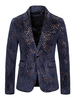 Herren Blazer Jacken Hot Stamping Casual Suits