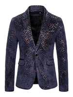 Herren Blazer Jacken Hot Stamping Casual Suits