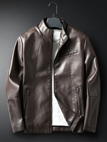 Herren Classic Lederjacke für den Frühling