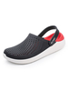 Herren Crocs dunkelblauer Slip-On-PU-oberer Rund-Zeh-Fuß-Sommer täglich lässig-Haus-flacher Sandale