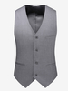 Herren Einreihige Business-Anzugweste Ärmellose Weste mit V-Ausschnitt