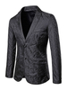 Herren Freizeitanzüge bedruckt Chic Schwarz Schwarz Cool Herren Freizeitanzüge