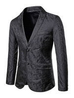 Herren Freizeitanzüge bedruckt Chic Schwarz Schwarz Cool Herren Freizeitanzüge