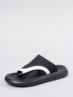 Herren Hausschuhe Color Block Flip-Flops Plattform Chunky Sandalen