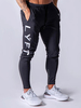 Herren Hosen Chic Words Print Pattern Tapered Fit Jogginghose Dark Navy Jogginghose