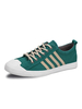 Herren Hunter Green Sneakers Mode Leinwand Runde Zehen Low-Tops Casual Skateboard Schuhe