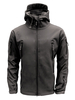 Herren Jacken mit Kapuze Chic Deep Grey Black Amazing Jacket