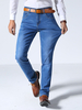 Herren Jeans Chic Distressed Antique Design Skinny Hellhimmelblau Denim Pants