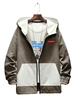 Herren Kapuzenjacken Full Zip Regular Fit Leichte Frühjahrsjacke mit Tasche