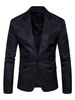 Herren Kasual BlazerKerbkragen 2020 eine Knöpfe Pocket schlange Fit Blazer Jacke