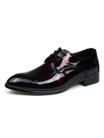 Herren Kleid Schuhe Mode spitzen Zehenriemen verstellbares PU-Leder