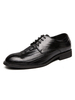 Herren Kleid Schuhe Modern Round Toe Strap Verstellbares PU-Leder