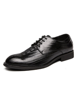 Herren Kleid Schuhe Modern Round Toe Strap Verstellbares PU-Leder