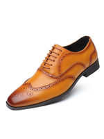 Herren Kleid Schuhe Stilvolle spitze Zehenriemen verstellbare PU-Leder