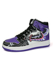 Herren Lila Turnschuhe Gemütliche PU-Leder Runde Zehen Low-Tops Täglich Casual Skateboard Schuhe
