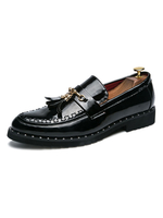 Herren Loafer Fashion Low-Tops Gemütliche Leder Slip-On Schuhe