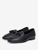 Herren Loafer Rindsleder Quaste Runde Zehen Leder Ballkleid Hochzeit Schuhe