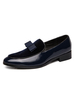 Herren Loafer Schuhe Bequeme Wildleder Leder Schleifen Freizeitschuhe