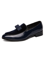 Herren Loafer Schuhe Bequeme Wildleder Leder Schleifen Freizeitschuhe