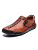 Herren Loafer Schuhe Cosy Lederketten Slip-On Herrenschuhe