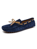 Herren Loafer Schuhe Ink Blue Fashion Wildleder Slip-On Casual Flat Schuhe aus Wildleder