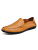 Herren Loafer Schuhe Kaffee Braun Gemütliche PU Leder Slip-On Low-Tops Freizeitschuhe