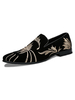 Herren Loafer Schuhe Mode Wildleder Kunstwerk Slip-On Schuhe