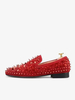 Herren Loafer Schuhe Obermaterial aus Mikro-Wildleder Artwork Slip-On Spikes Abschlussball Hochzeitsschuhe