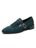 Herren Loafer Schuhe Riemen Verstellbare Kunstwerk Round Toe Polyester Herren Loafer Schuhe