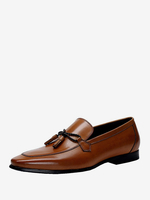 Herren Loafer Schuhe Rindsleder Quaste Abendschuhe