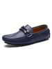 Herren Loafer Schuhe Rindsleder runde Zehe Slip On Driving Schuhe