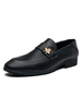 Herren Loafer Schuhe Schwarz Gemütliche PU Leder Slip On Low Tops Freizeitschuhe